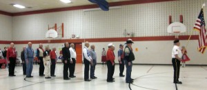 Veterans Marched into the Gym Before the Dance Commenced