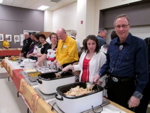 Serving a Wonderful, Homemade Turkey Dinner with "Real" Potatoes