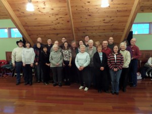 Dancers attending the afternoon round dance session.