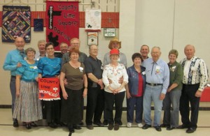 Beaux & Belles claimed a County Line Squares banner!
