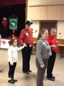 Dedicated new dancers with angels.