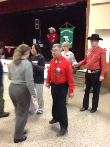 Going through the drills.