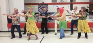 Check out the "Hula" dancers!