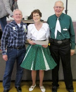 Sharon & Rich, who are moving to Arizona, were presented a "Certificate of Appreciation" by SDM Chair LeRoy.