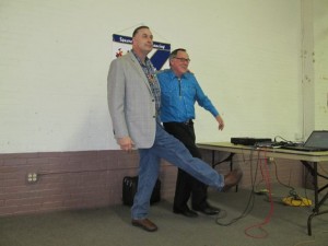 Dean & Ken were on stage dancing "in and out" during the "Friendship Ring" finale.