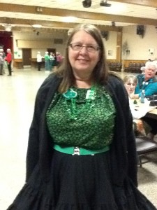 Barb Gosewisch ready for dancing!