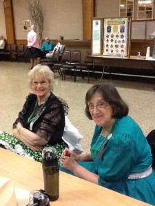 Evonne Herman and Jennifer Downs pleasant, smiling and ready for music!