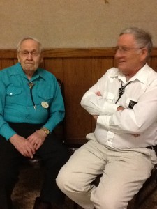 Orph Biel and Len resting up before the dance begins.