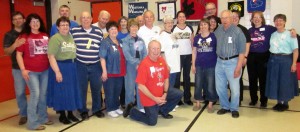 Beaux & Belles retrieved their banner!