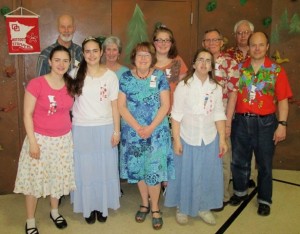 Hotfoot Stompers retrieved their banner!