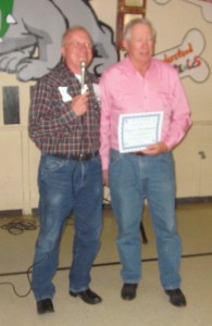 Roger received his "Live Lively" award!