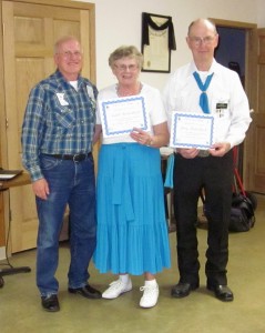 Ardell & Jerry received their "Live Lively" awards!