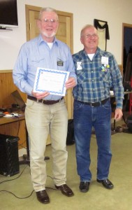 Tony received his "Live Lively" award!