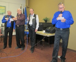 Ken had "live music" as the three sang "Lay Down Beside Me" while he cued.