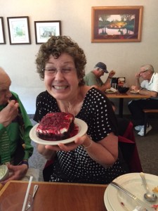 Robin's pretend birthday cake