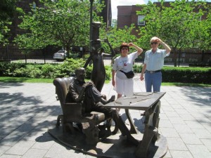 And who could resist posing with the Cat in the Hat and his creator:  Ted Seuss Geisel?