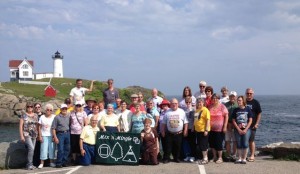 Mix 'n Mingle came to dance with us at the lighthouse parking lot in York, ME. 