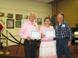 Most-Active dancers from February through June in third place - Joe Noe and Elaine Windsperger!