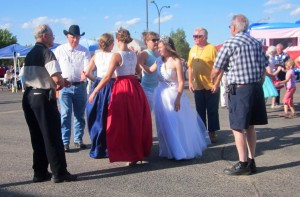 Square dancing with local "Royalty!"