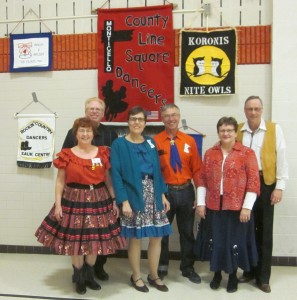 Beaux & Belles retrieved their banner!