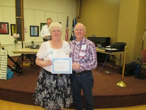 Mavis received her 2nd Traveler award.