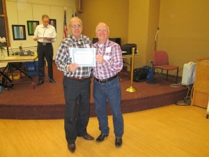 Don received his 2nd Traveler award.