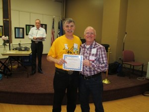 Doug received his 2nd Traveler award.