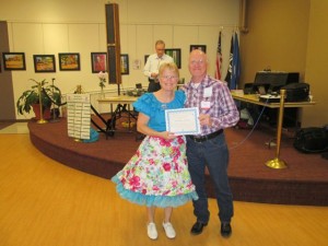 Debbie was the 6th Most-Active dancer (46 dances) from 1 July - December 31, 2015.