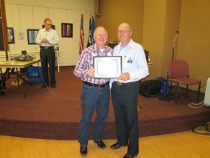 Ray received the certificate and 501(c)(3) documentation for North Country Plus.
