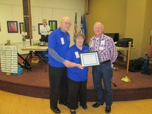 Floyd and Judy received the certificate and 501(c)(3) documentation for Kato Plus.