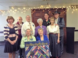 Queen Deb with her entourage!