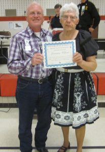 Lorraine received her certificate for being the 7th Most-Active SDM dancer from July through December 2015.