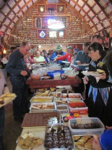 Quite a "potluck" spread!