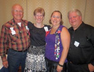 Square Dance Minnesota Chair LeRoy and Mary Elfmann and Square Dance Federation of Minnesota President Janet and Dan Sahlstrom.