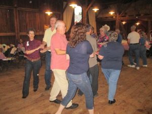 Over five squares danced at the barn dance at the Bruentrup Heritage Farm in Maplewood.
