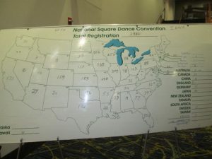 Final registration at the 65th National Square Dance Convention in Des Moines was 3,932. 