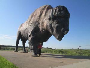 First was a short stop to see the world's largest buffalo at the National Buffalo Museum in Jamestown, ND. 