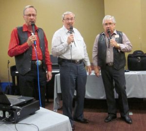 Callers Tom Allen, Dick Rueter, and Jerry Junck.