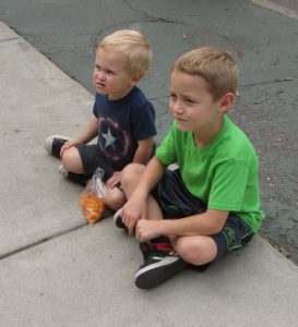 To learn a few moves, future square dancers watched attentively!