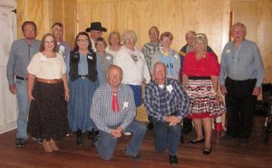 Spares & Pairs and County Line Squares dancers with Caller Abe Maier.