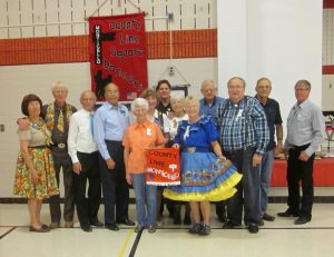Westonka Whirlers claimed a County Line Squares banner.