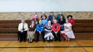 Riverbend Promenaders and guests, with Caller Larry Fruetel.