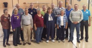 Callers and dancers at the seminar.